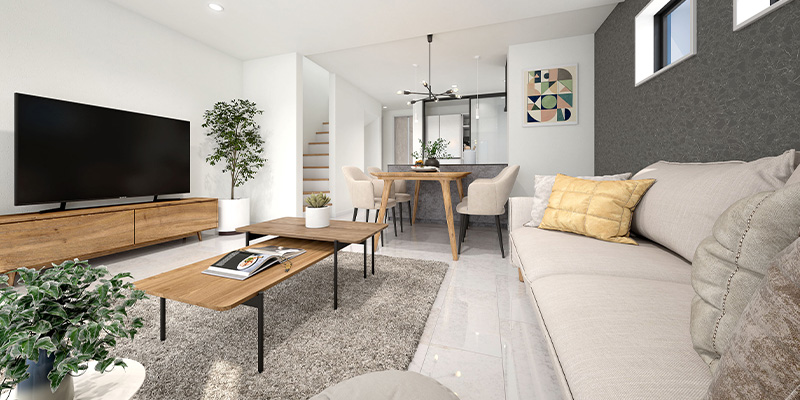 &RESORT HOUSE 南浦和Ⅴ期(アンリゾ 南浦和Ⅴ期)内観パース