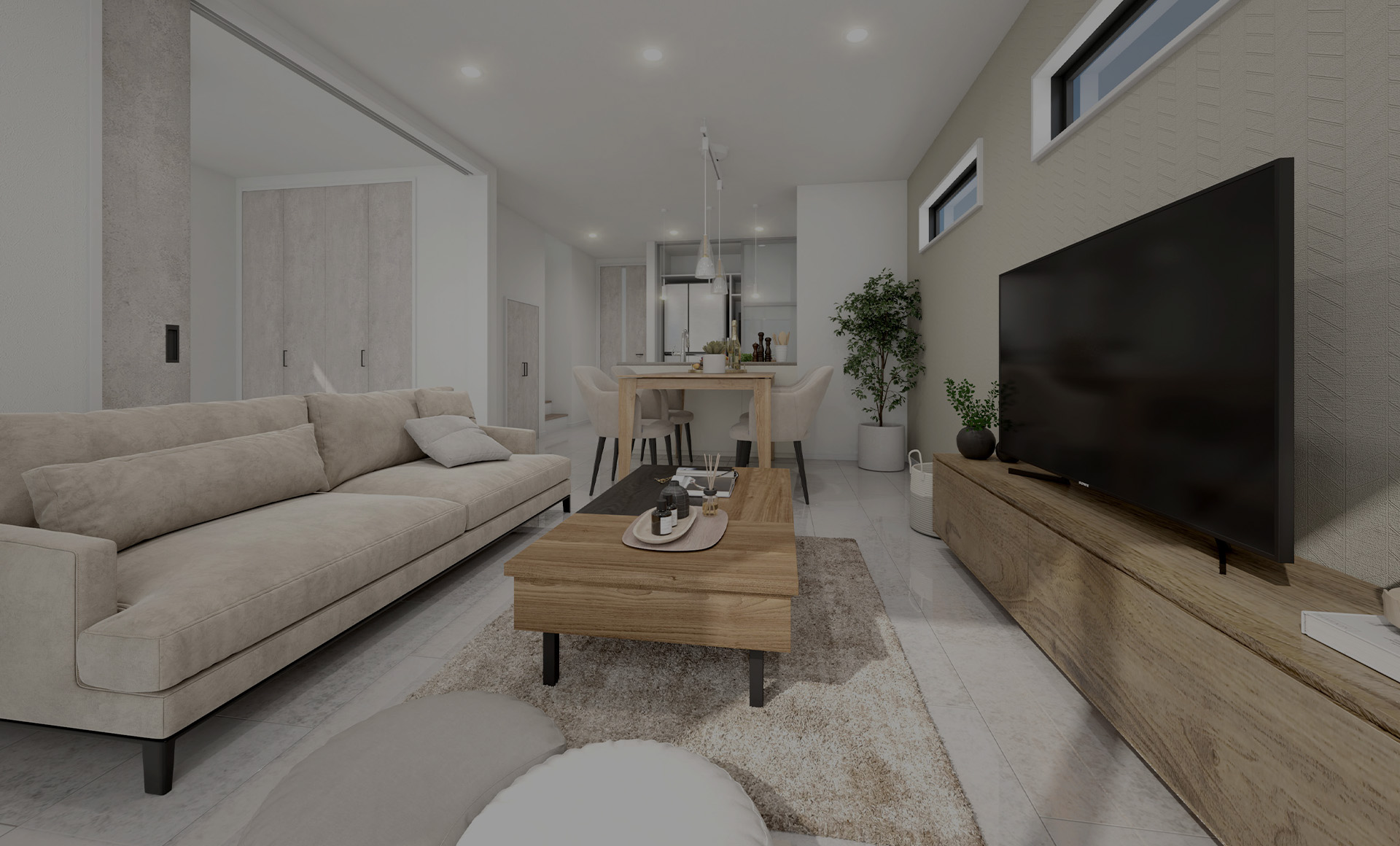 &RESORT HOUSE 東浦和Ⅴ期（アンリゾ 東浦和Ⅴ期）内観パース