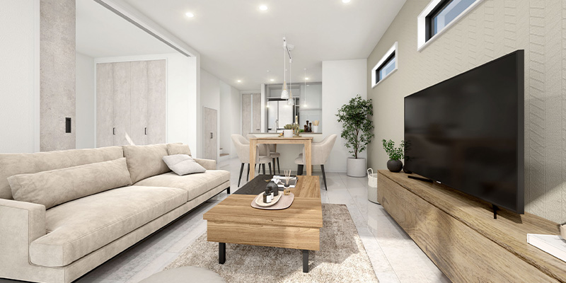 &RESORT HOUSE 東浦和Ⅴ期（アンリゾ 東浦和Ⅴ期）内観パース