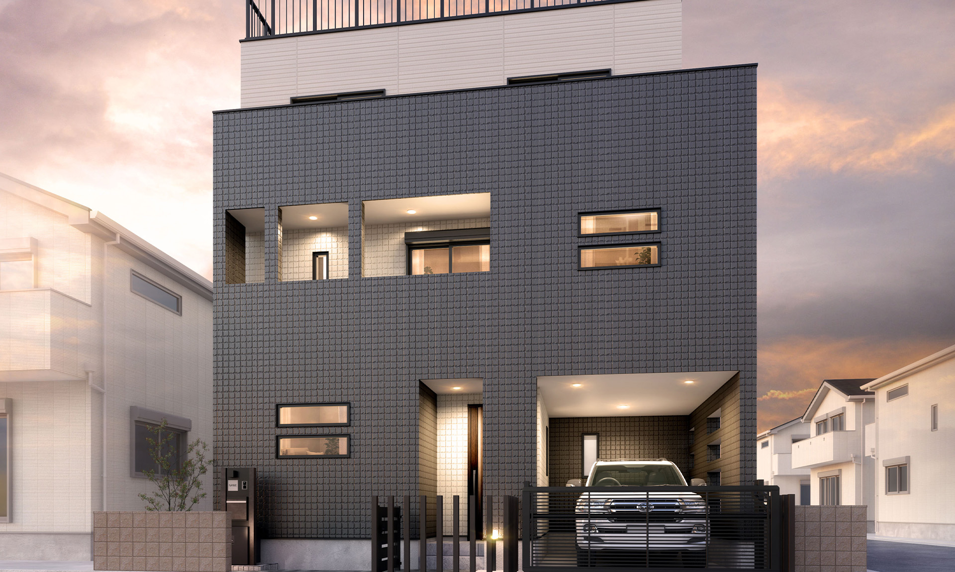 &RESORT HOUSE 志木Ⅲ期（アンリゾ 志木Ⅲ期）外観パース