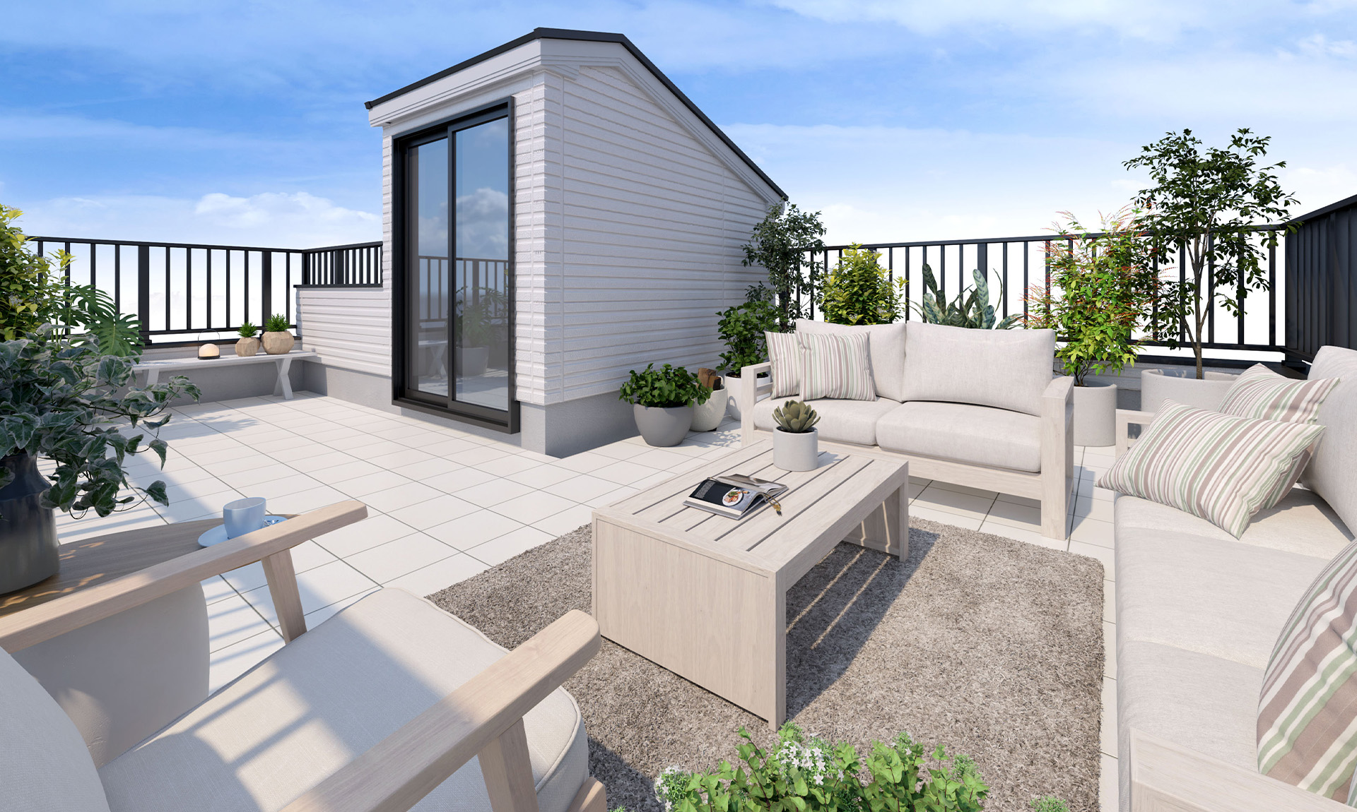 &RESORT HOUSE 志木Ⅲ期（アンリゾ 志木Ⅲ期）屋上テラスパース