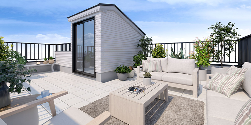 &RESORT HOUSE 志木Ⅲ期（アンリゾ 志木Ⅲ期）屋上テラスパース