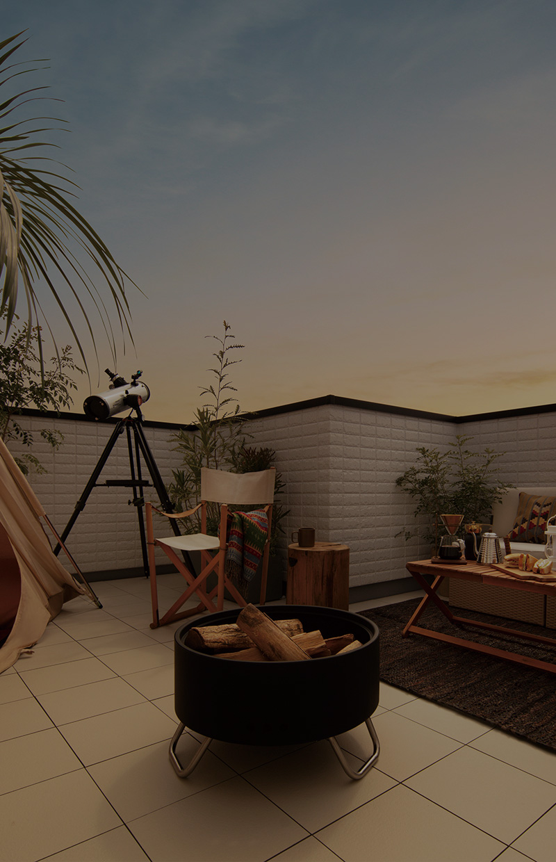 &RESORT HOUSE 金町Ⅳ期（アンリゾ 金町Ⅳ期）屋上テラスパース