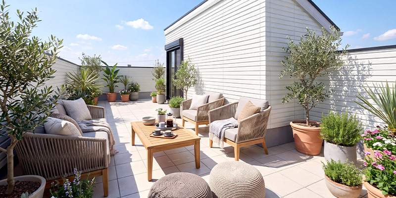 &RESORT HOUSE 新田（アンリゾ 新田）屋上テラスパース