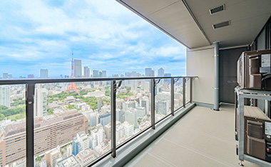 ワールドタワーレジデンス バルコニー