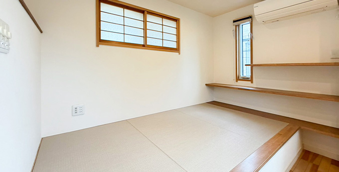 寝室や書斎、子供部屋にも