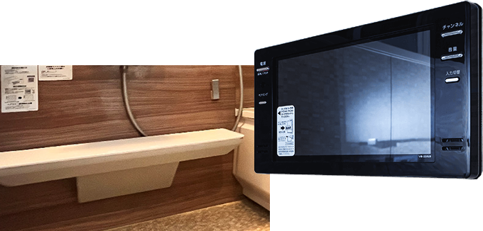 ミストサウナ・浴室TV付き