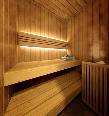 サウナから外気浴への最短動線。アイム・ユニバースだからできる究極の「ととのい」間取り