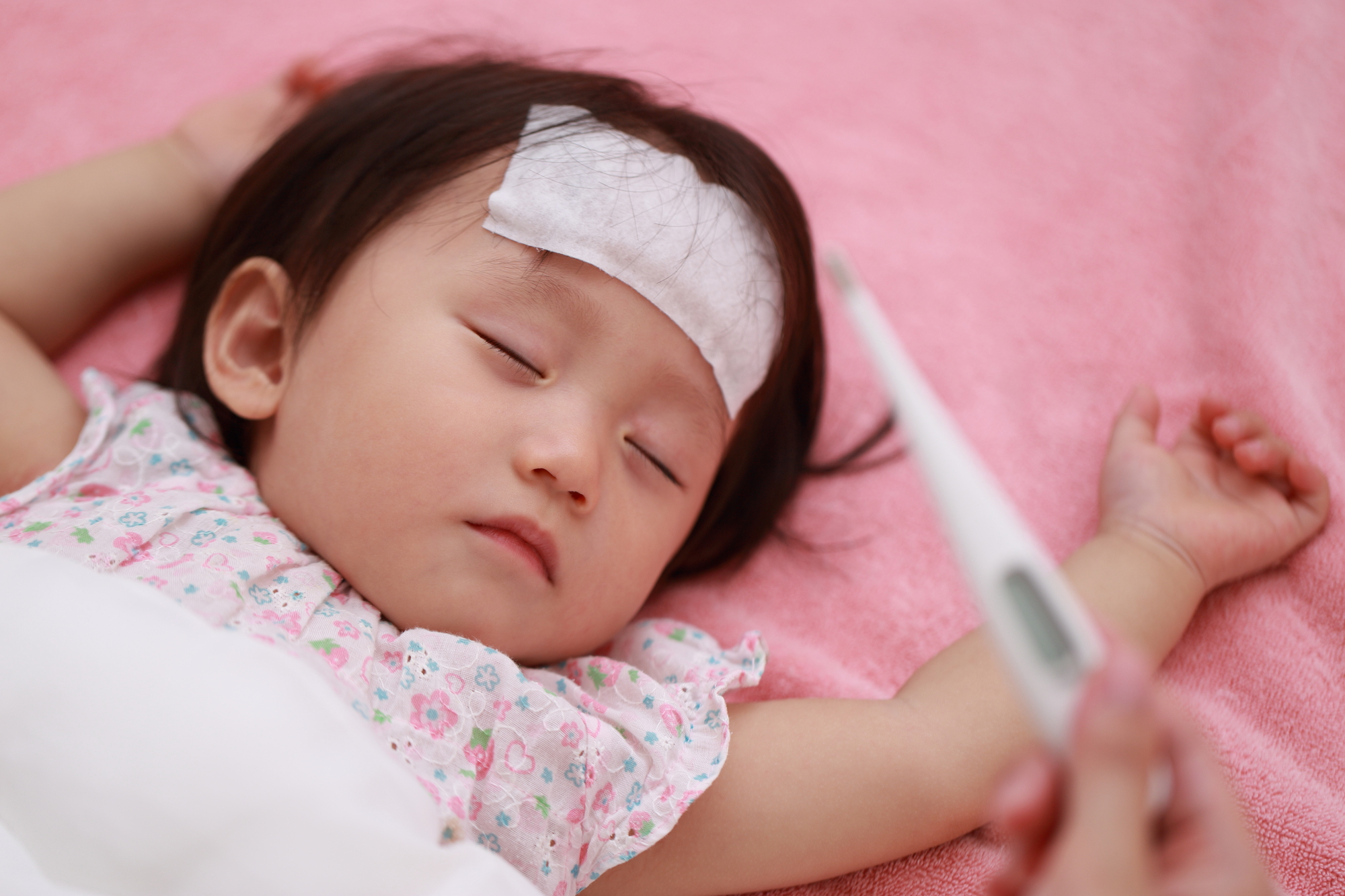 夜子供が病気になった時どうしますか？