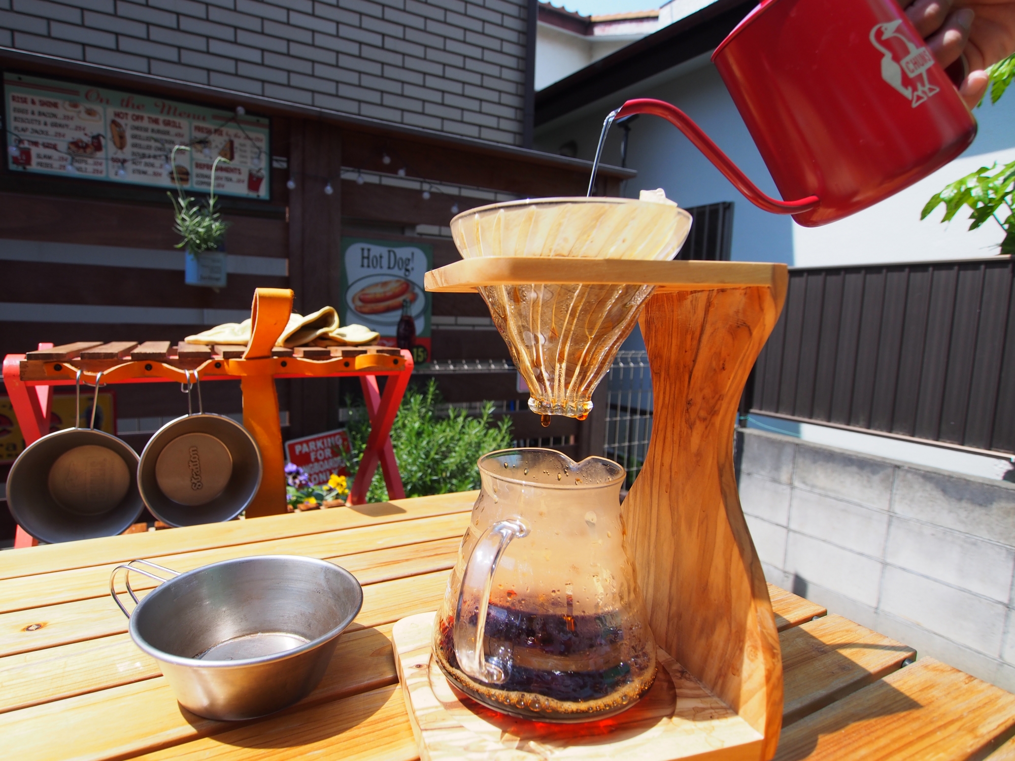 アウトドアリビングで楽しむおうちカフェタイム♪
