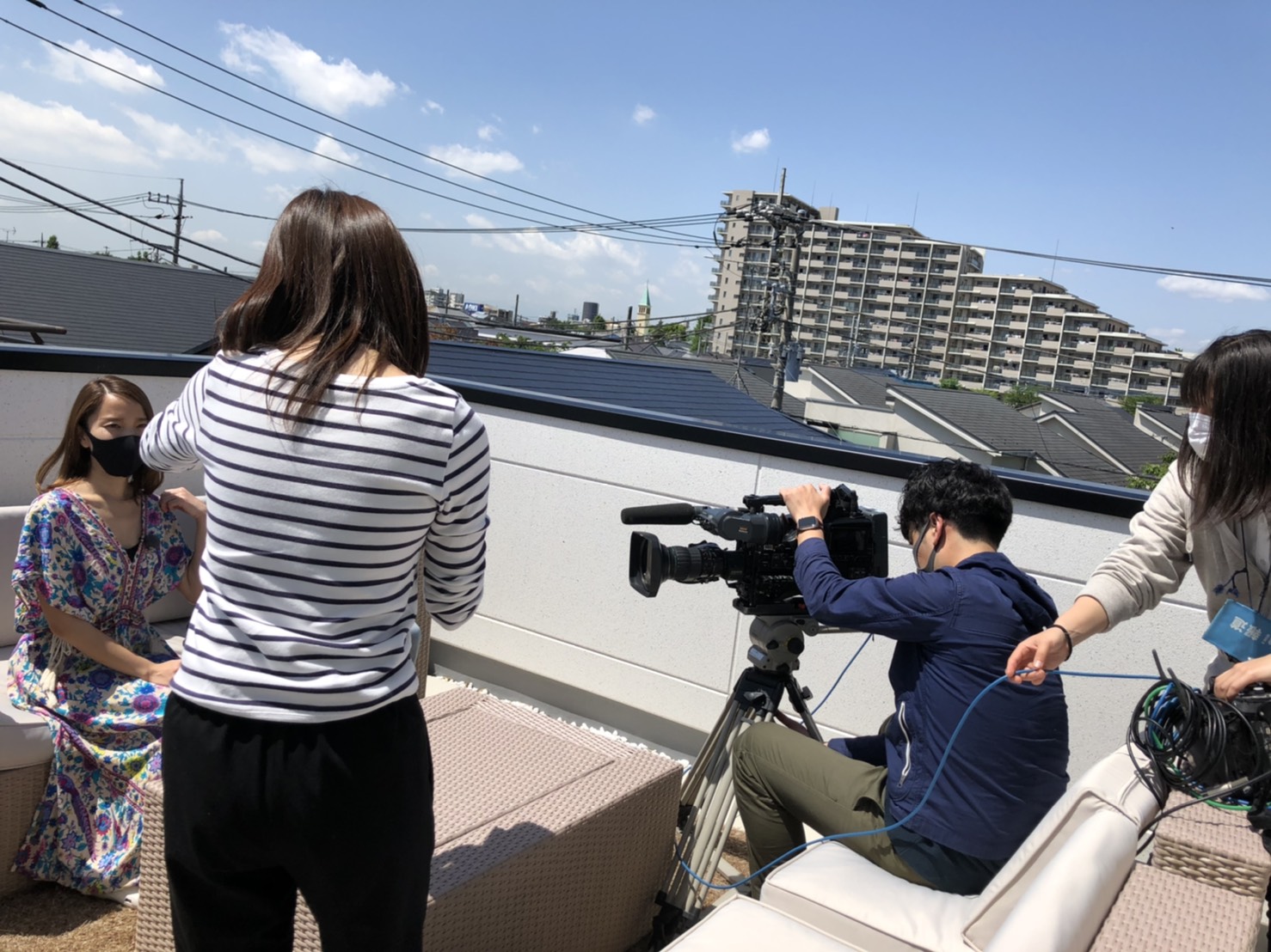 テレビ朝日　報道・情報番組「スーパーJチャンネル」　“おうち”でキャンプ 屋上テラス付き住宅が人気